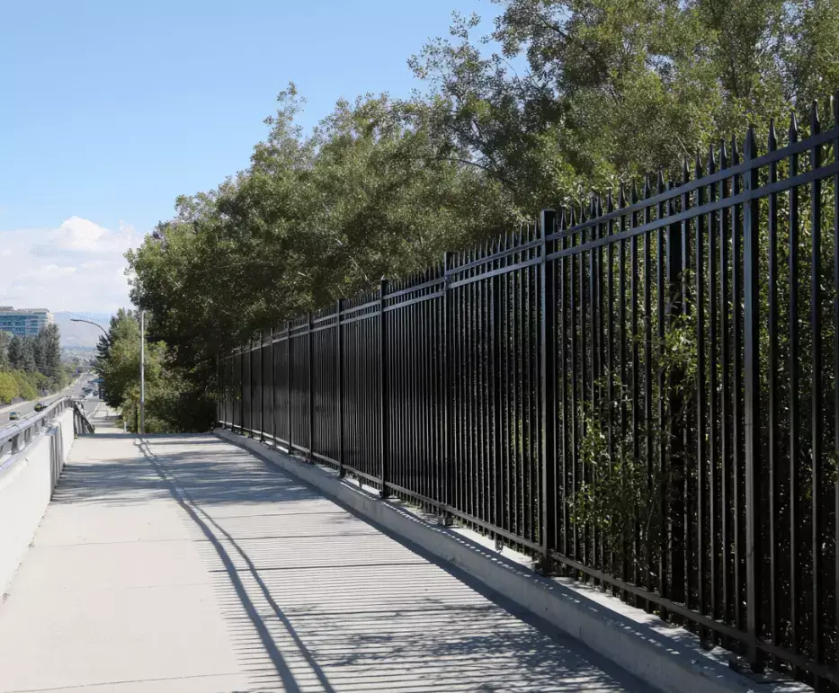 Seven Hills commercial fence in a park