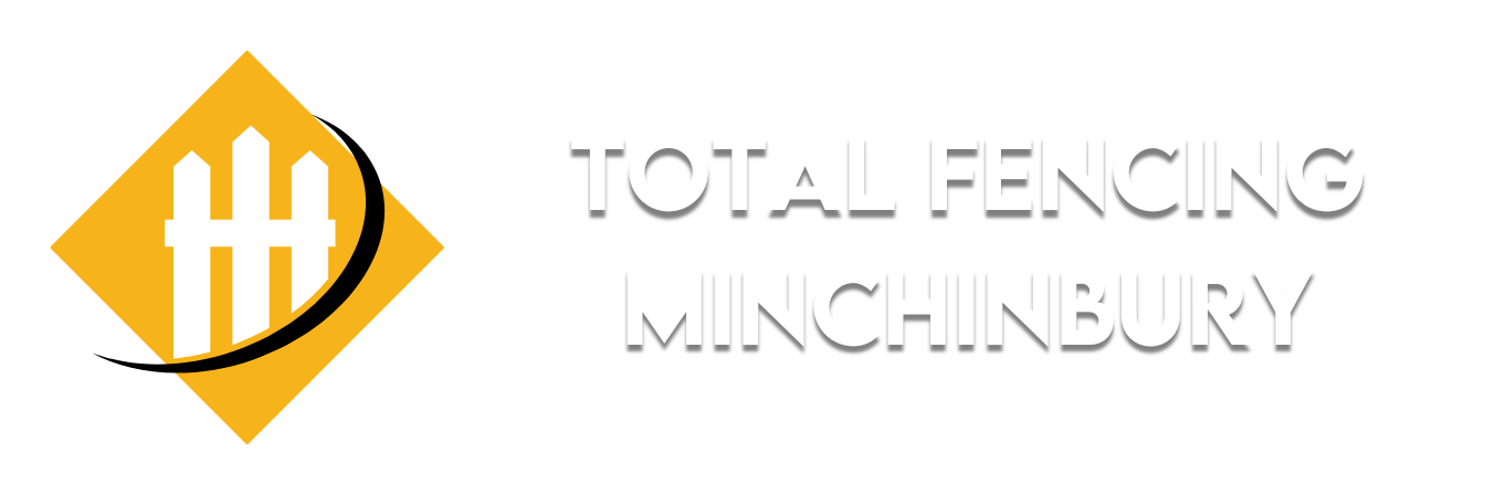 Rectangular logo for Total Fencing Minchinbury